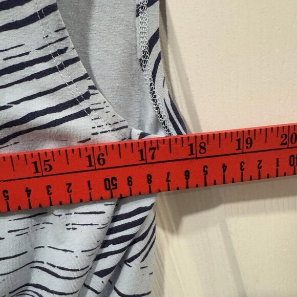 Betabrand Navy and White Wrap Romper Dress - Picture 4 of 6